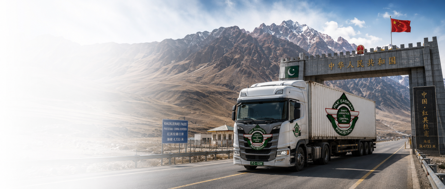 Illustrative freight forwarding scene